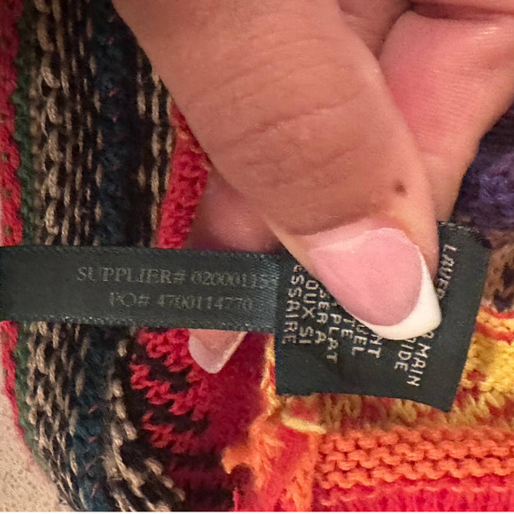 LRL Lauren Jean Co. Womens Sweater Striped - Picture 10 of 10